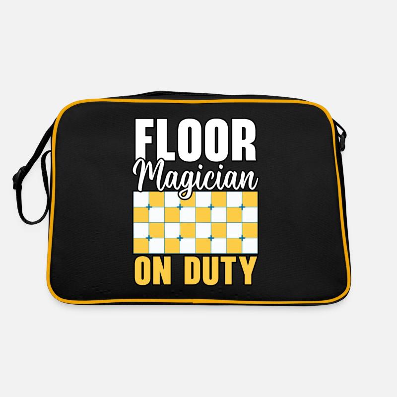 Carreleur Profession Carrelage Couche De Sol Carrelage Sac Retro