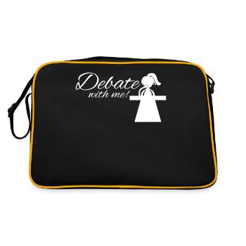 Debate Team - Retro Bag - black/gold - Back