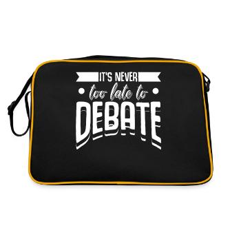 Rhetoric Debating Club Debate Team - Retro Bag - black/gold - Back
