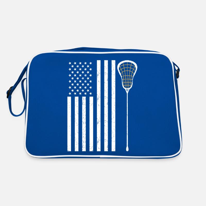 Drapeau de crosse des États-Unis Sac Retro