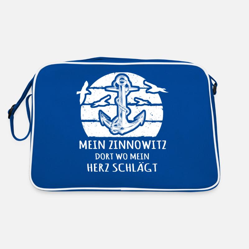 Zinnowitz Spruch Retro Tasche