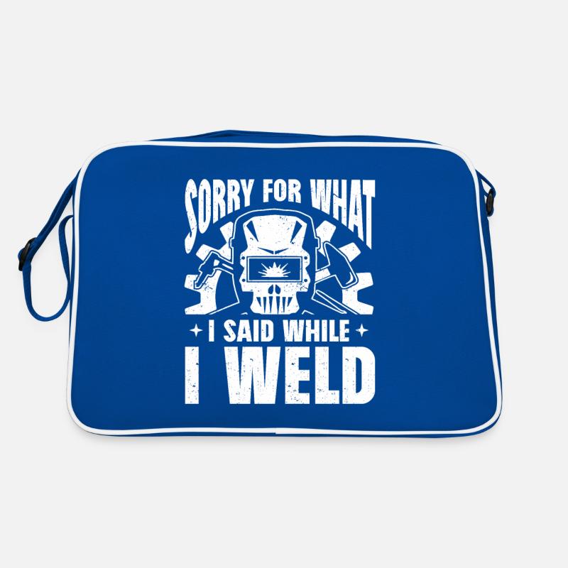 Welding Saying Metalworker Welder Dad Retro Bag