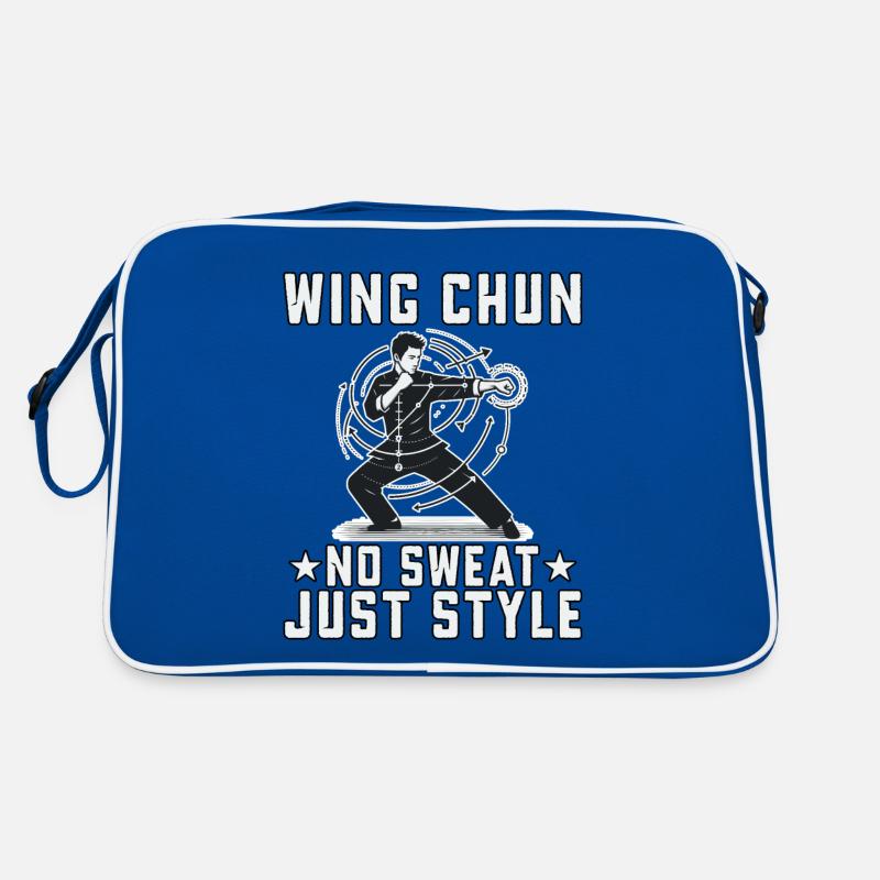 Wing Chun kein Schweiß, nur Stil Retro Tasche