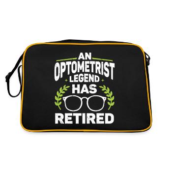 Optometrist Optometrist Optometry - Retro Bag - black/gold - Back