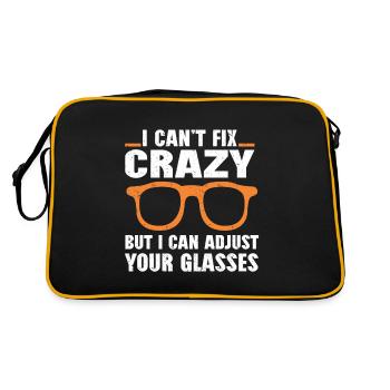 Optometrist Optometrist Optometry - Retro Bag - black/gold - Back