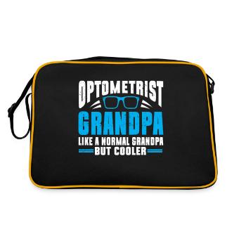 Optometrist Optometrist Optometry - Retro Bag - black/gold - Back