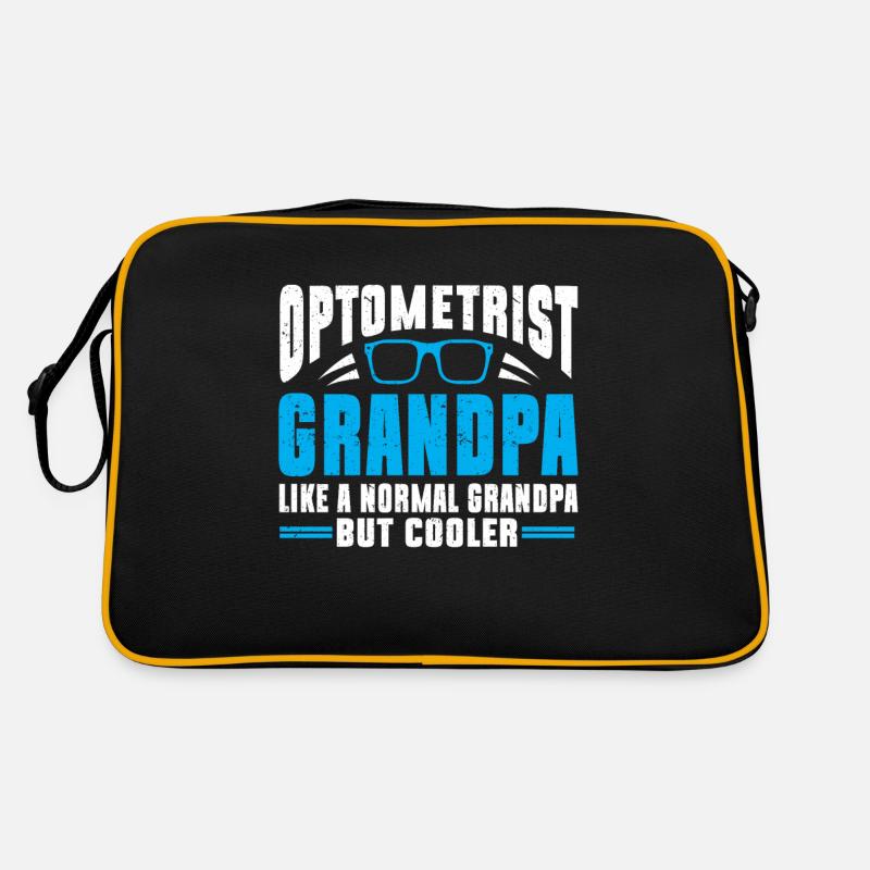 Optometrist Optiker Optometrie Retro Tasche