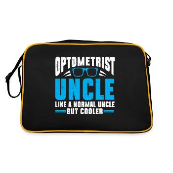 Optometrist Optometrist Optometry - Retro Bag - black/gold - Back
