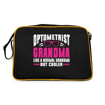 Optometrist Optometrist Optometry - Retro Bag - black/gold - Back