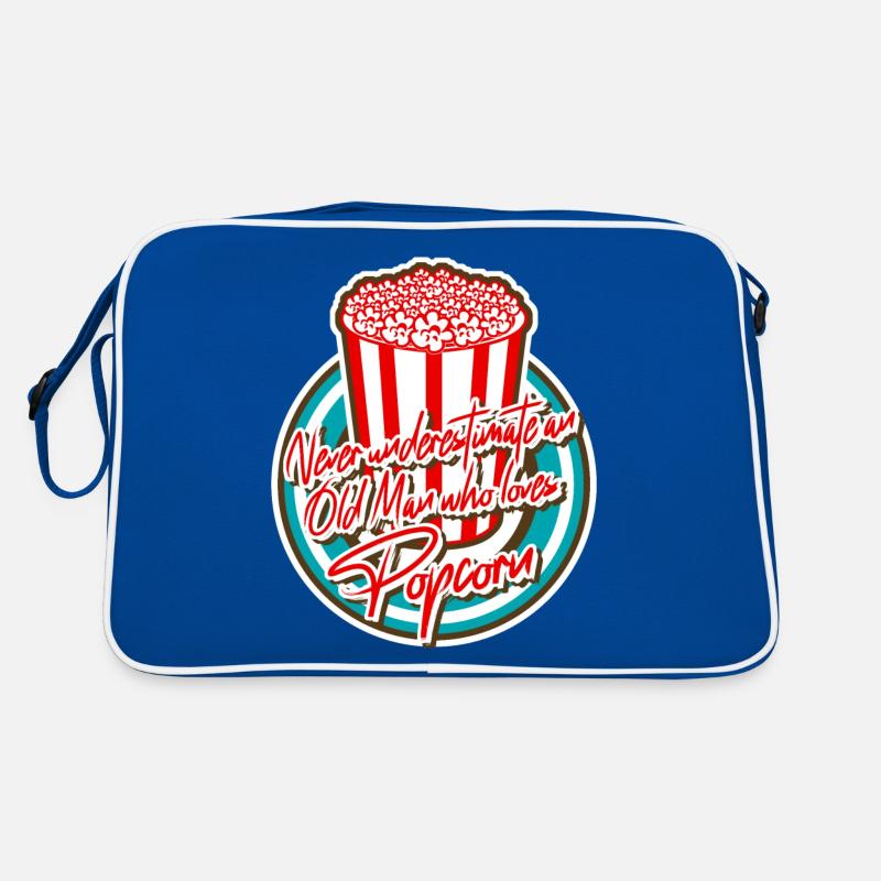 Blague sur le pop-corn Sac Retro
