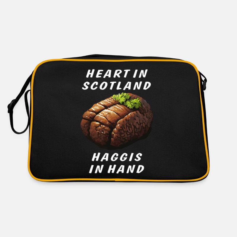 COEUR EN ECOSSE HAGGIS À LA MAIN Sac Retro