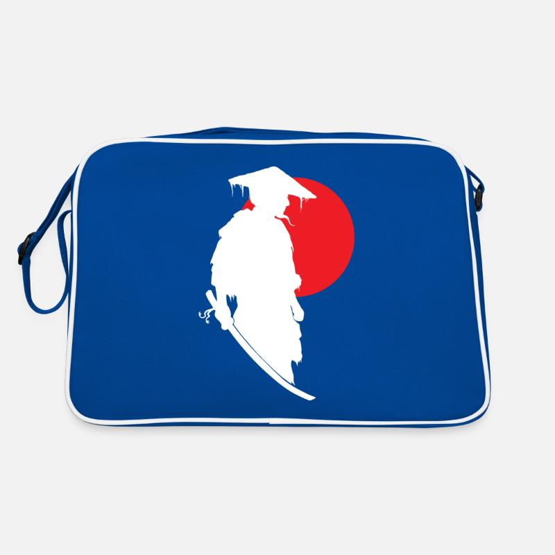 Mondlicht Samurai Schwertkunst Stillstand Retro Tasche