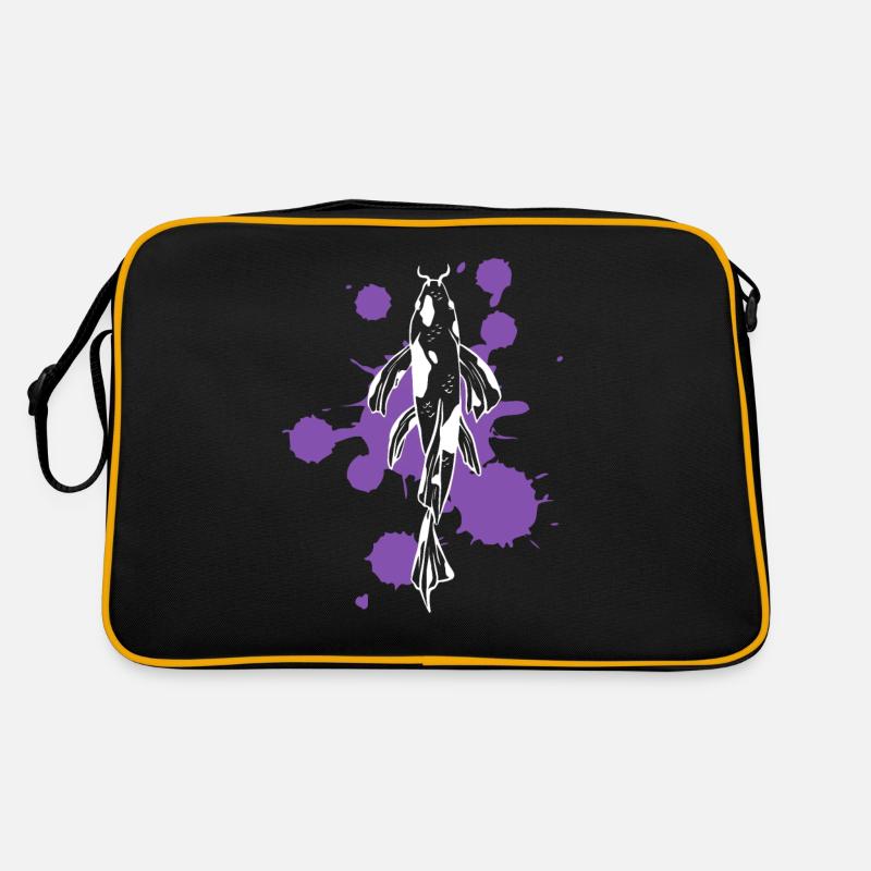 Single Koi Strength River of Life Retro Bag