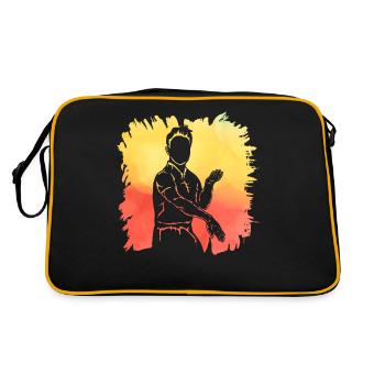 Wing Chun - Retro Bag - black/gold - Back
