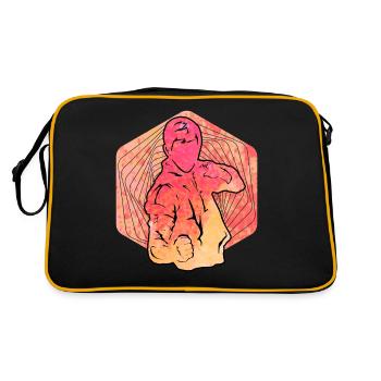 Wing Chun - Retro Bag - black/gold - Back