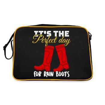 Rain Boots Rain Boot - Retro Bag - black/gold - Back