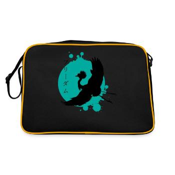 Dynamique de la grue et art des personnages - Sac Retro - noir/or - Dos