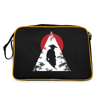 Samurai Guardian Simplicité élégante - Sac Retro - noir/or - Dos