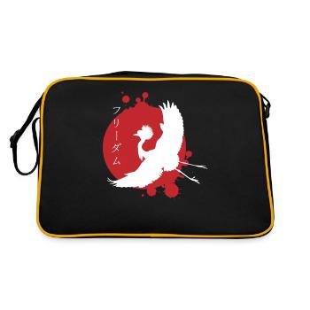 Dynamique de la grue et art des personnages - Sac Retro - noir/or - Dos