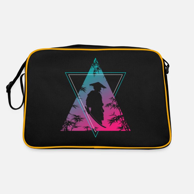 Neon Samurai Modern Warrior Spirit Retro Bag