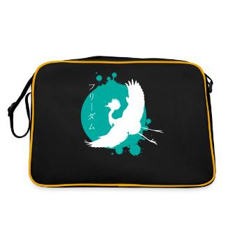 Dynamique de la grue et art des personnages - Sac Retro - noir/or - Dos