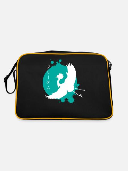 Crane Dynamics & Characters Art - Retro Bag - black/gold - Back