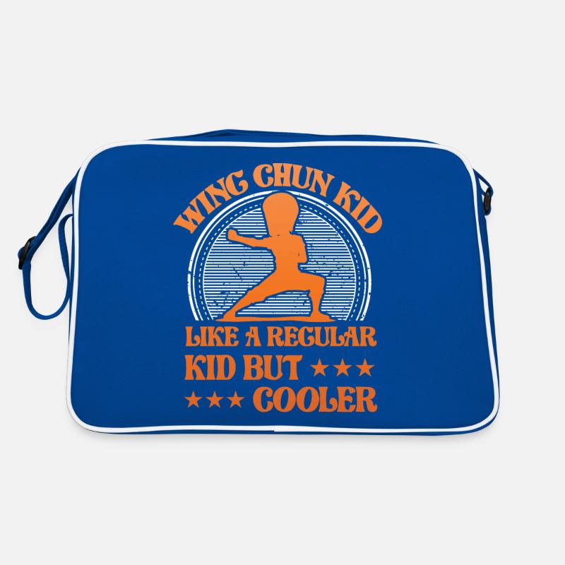 Wing Chun Kid wie ein normales Kid, aber cooler Retro Tasche