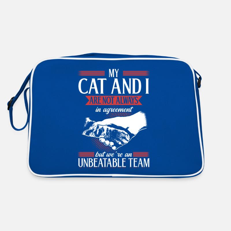 Unbeatable team - for cat lovers Retro Bag