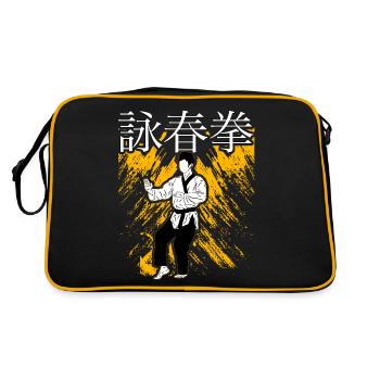 Wing Chun - Retro Bag - black/gold - Back