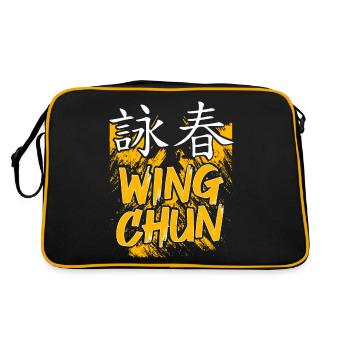 Wing Chun - Retro Bag - black/gold - Back