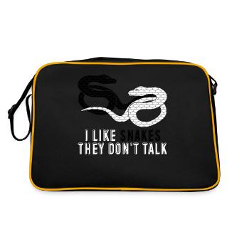 Snakes Snake - Retro Bag - black/gold - Back