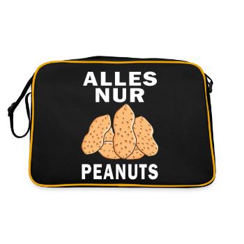 ALLES NUR PEANUTS - Retro Tasche - Schwarz/Gold - Hinten