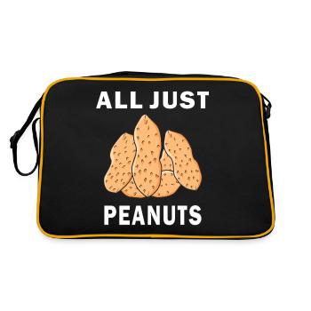 CACAHUÈTES - Sac Retro - noir/or - Dos
