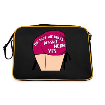 La façon dont nous nous habillons ne veut pas dire oui - Sac Retro - noir/or - Dos
