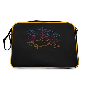 La ligne d’art du trio Orca : la proximité avec la nature - Sac Retro - noir/or - Dos