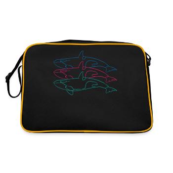 La ligne d’art du trio Orca : la proximité avec la nature - Sac Retro - noir/or - Dos