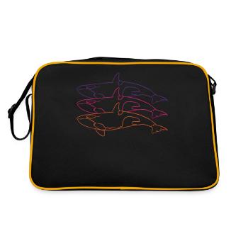 La ligne d’art du trio Orca : la proximité avec la nature - Sac Retro - noir/or - Dos