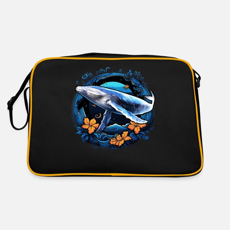 Blauwal Retro Tasche