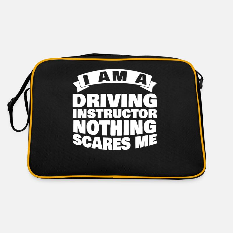 Instructeur d’auto-école Joke Apprenti conducteur Sac Retro