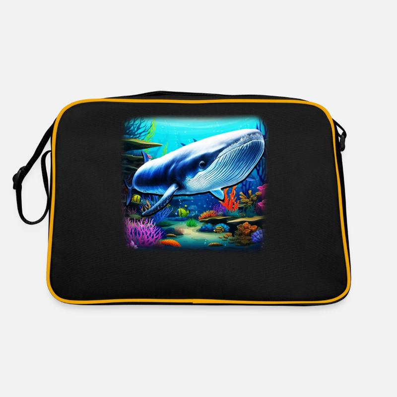 Blauwal Retro Tasche