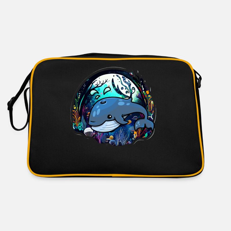 Blauwal Retro Tasche