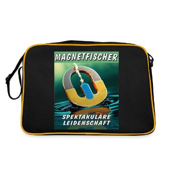MAGNET FISCHER PASSION SPECTACULAIRE - Sac Retro - noir/or - Dos