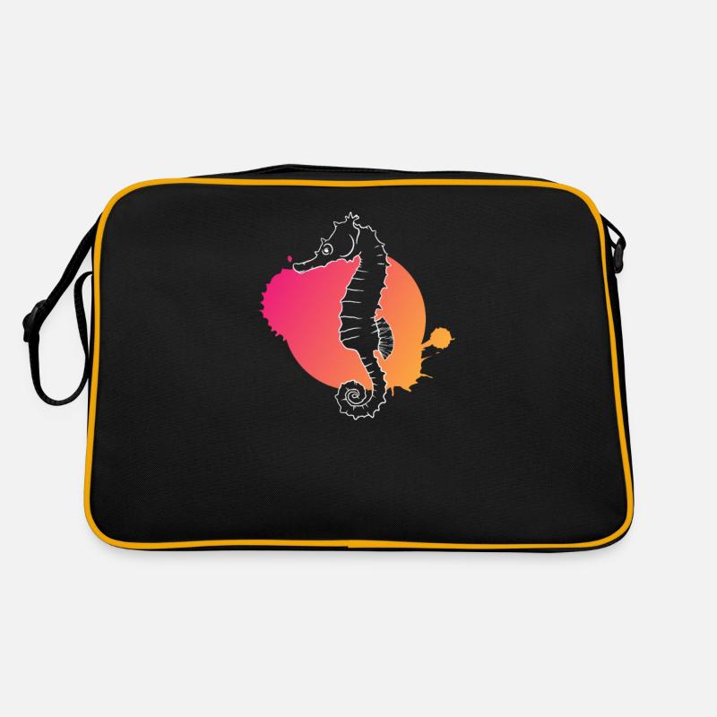 Seahorse Whisper Ocean Mystery Retro Bag