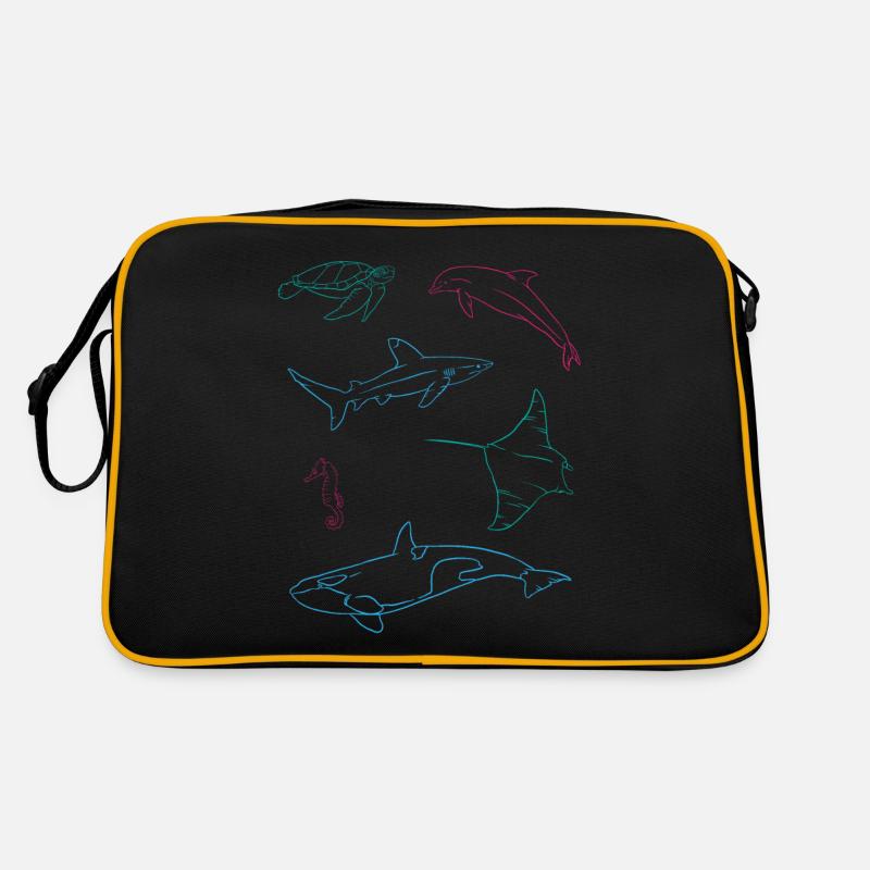 Amis Océaniques Coloré Sous L’eau Sac Retro