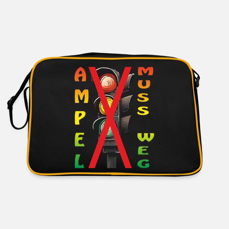 AMPEL MUSS WEG Retro Tasche