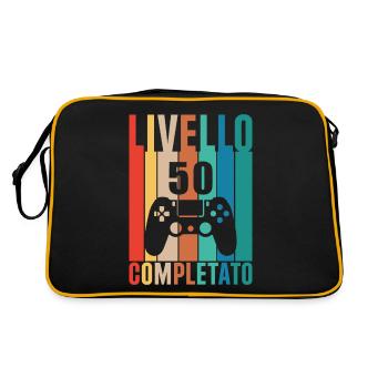 Level 50 - Retro Bag - black/gold - Back