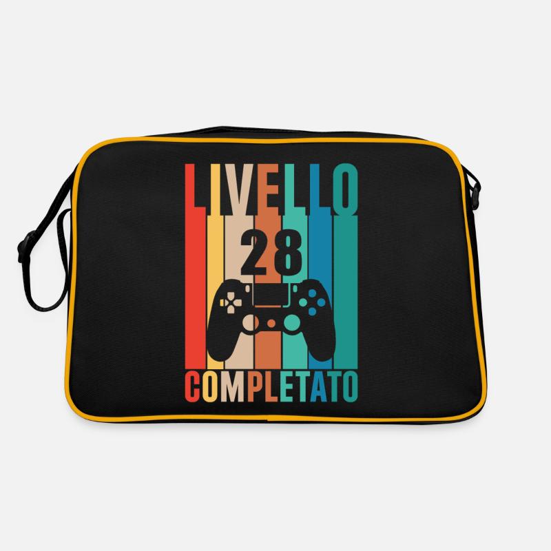 Freigeschaltet Stufe 28 Retro Tasche