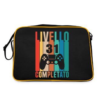 Level 31 - Retro Bag - black/gold - Back