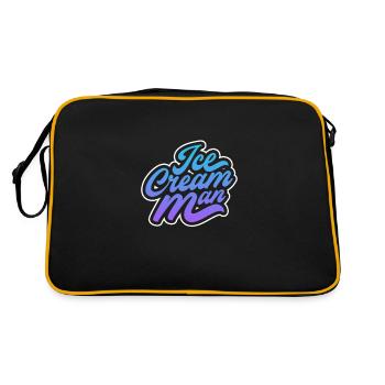 Crème glacée Crème glacée Crème glacée Cadeau d’été - Sac Retro - noir/or - Dos