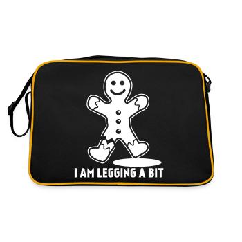 Admin Gamer Lag Gingerbread Man - Retro Bag - black/gold - Back